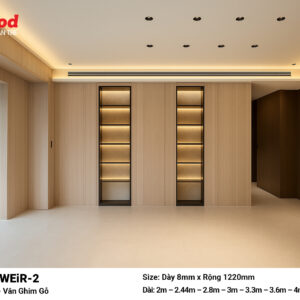 Tấm ốp than tre film vân ghim gỗ