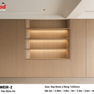 Tấm ốp than tre film vân ghim gỗ