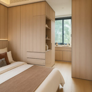 Tấm ốp than tre film vân ghim gỗ