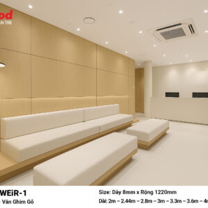 Tấm ốp than tre film vân ghim gỗ