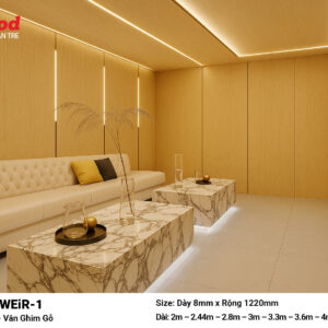 Tấm ốp than tre film vân ghim gỗ