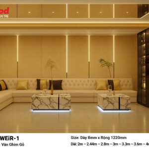 Tấm ốp than tre film vân ghim gỗ