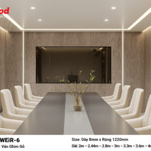 Tấm ốp than tre film vân ghim gỗ