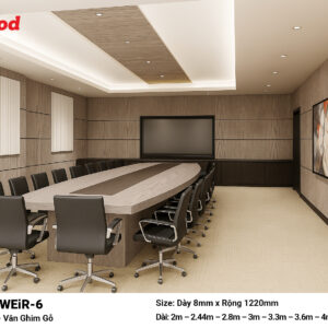 Tấm ốp than tre film vân ghim gỗ