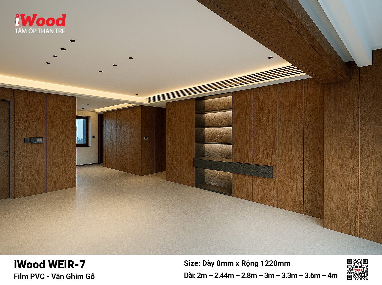 Tấm ốp than tre film vân ghim gỗ WEiR-7 - Hình ảnh 9