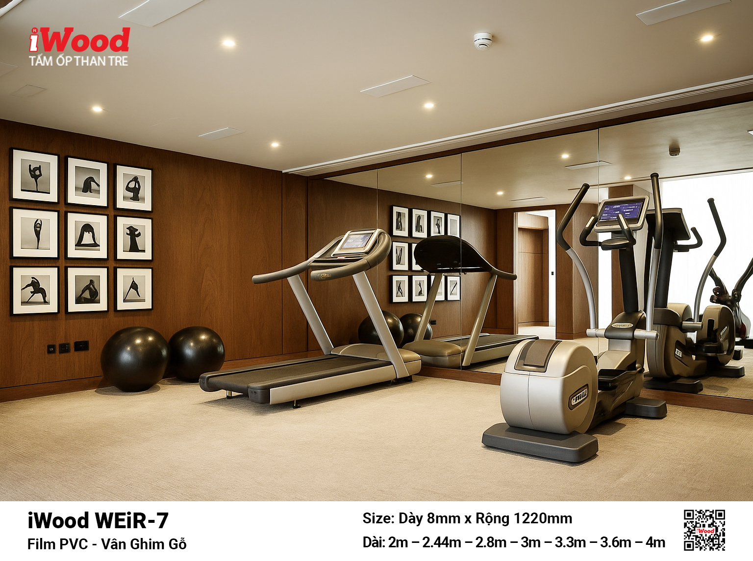 Tấm ốp than tre film vân ghim gỗ WEiR-7 - Hình ảnh 10