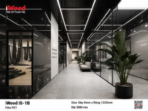 Tấm Ốp Than Tre iWood Film PET