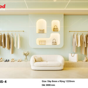 Tấm Ốp Than Tre iWood Film PET