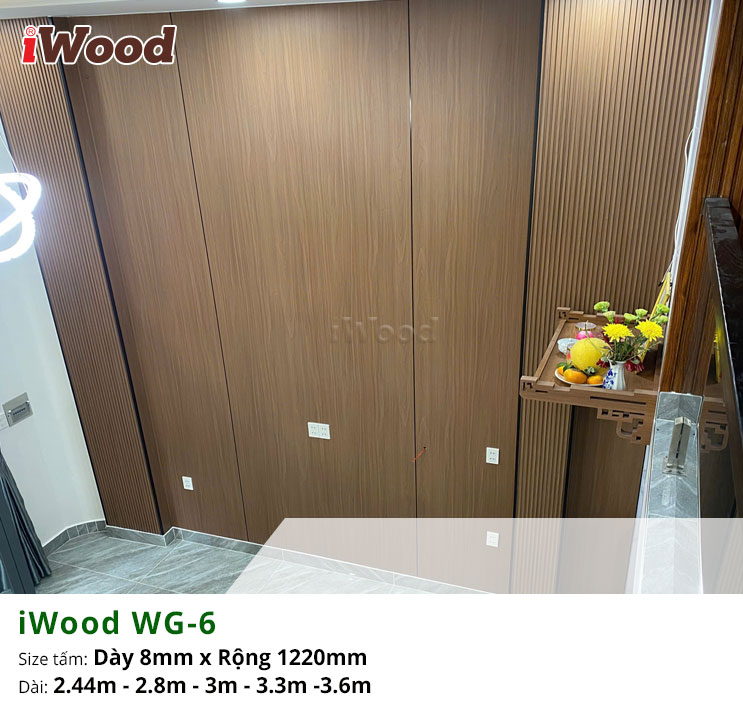 Tấm ốp than tre vân gỗ WG-6