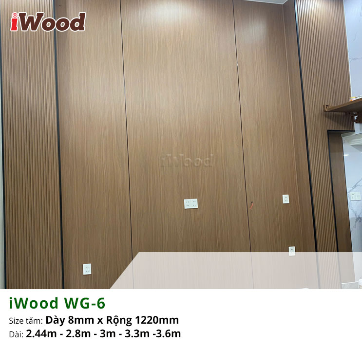 Tấm ốp than tre vân gỗ WG-6