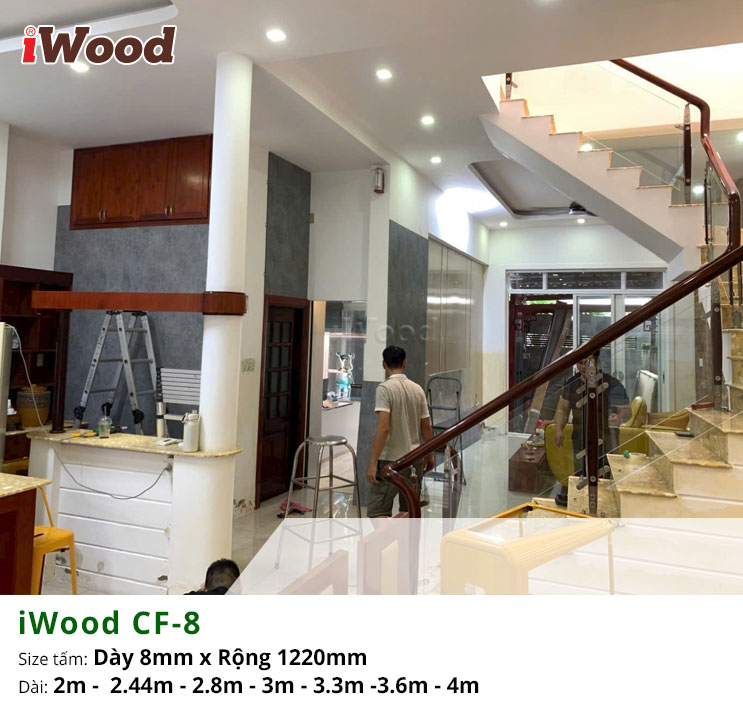 Tấm ốp than tre hèm khoá CF-8