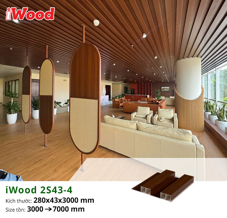 Tấm ốp iWood 2S43-4