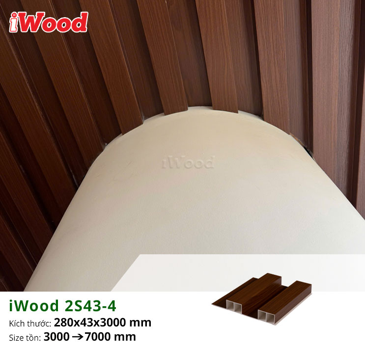 Tấm ốp iWood 2S43-4