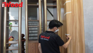 Lắp đặt tấm ốp iWood