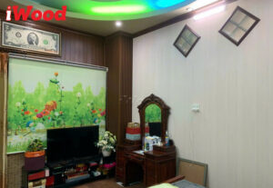 Ốp phòng khách tấm ốp spc