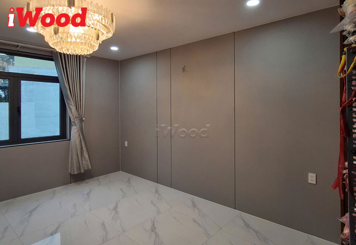 Ốp tường tấm ốp than tre chống ẩm iWood