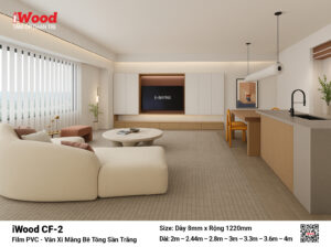 Tấm ốp than tre film xi măng CF-2 cho dự án Quận Tân Phú