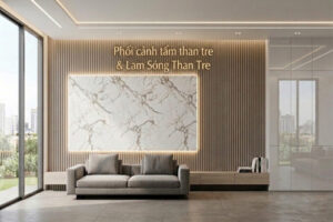 tấm ốp than tre
