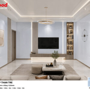 Tấm ốp than tre Film tráng gương trắng