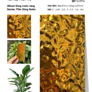 Tấm ốp than tre vân sóng nước hồng