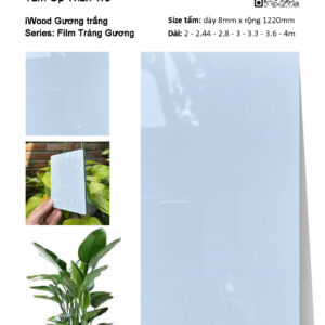 Tấm ốp than tre vân tráng gương iWood GT