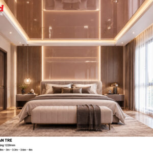 Tấm ốp than tre Film tráng gương sâm panh iWood GSP