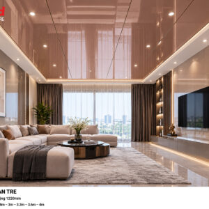Tấm ốp than tre Film tráng gương sâm panh iWood GSP