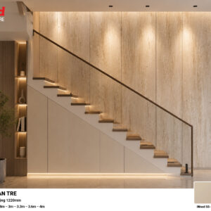 Tấm ốp than tre vân đá iWood Tra-2