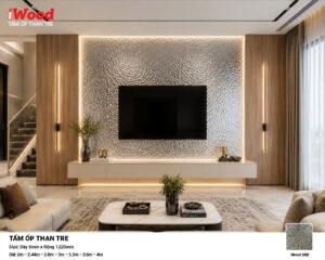 Tấm Ốp Than Tre Vân Sóng Nước