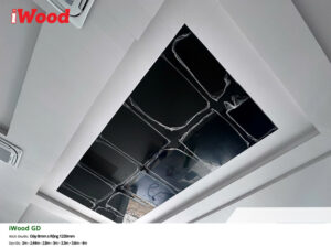 tấm ốp than tre iWood gương đen