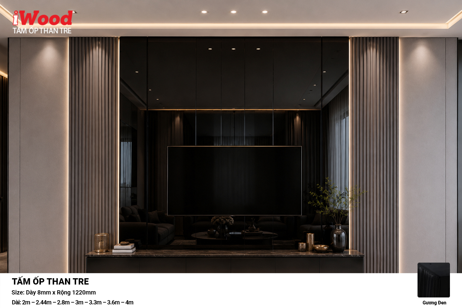 Tấm Than Tre Tráng Gương