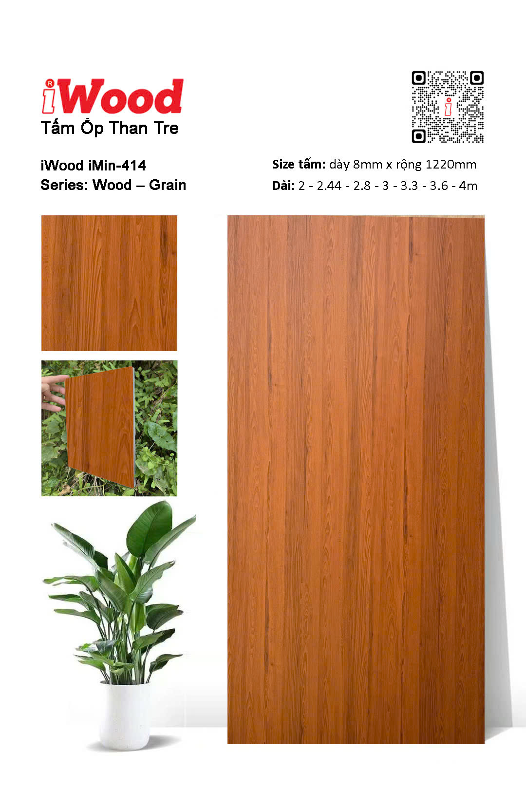 Tấm Than Tre Film Vân Gỗ